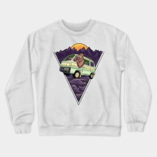 Sasquatch Acty Van Life Crewneck Sweatshirt